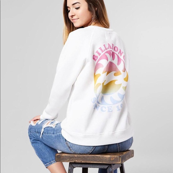 🌴🌼BILLABONG-  IN THE SEA CREW SWEASHIRT🌼🌴 - Picture 7 of 11